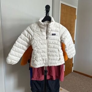 Patagonia Kids White Down Puffer Jacket
